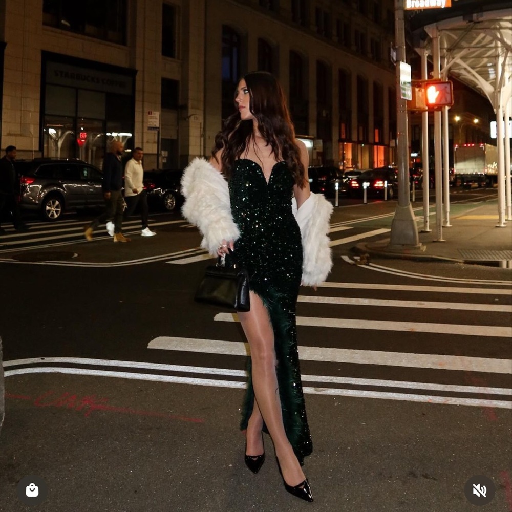 Lulus Strapless Sequin Dress - image 2